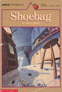 Book cover for "Shoebag," a children's lit book by Mary James, pseudonym of Marijane Meaker